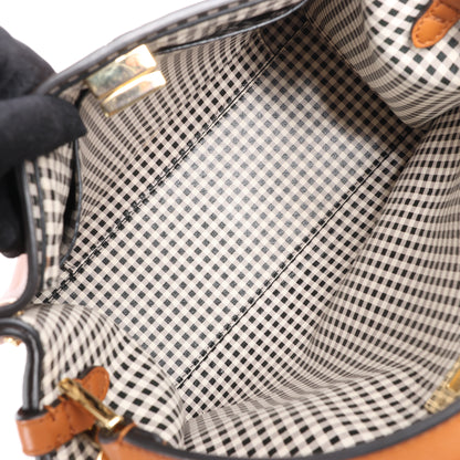 Fendi Peek-a-boo X-light Leather 2 Way Shoulder Bag in Brown