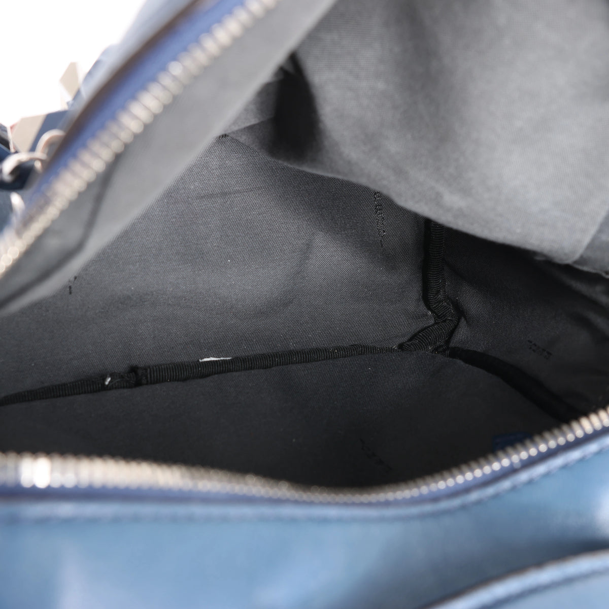 Bolso de hombro FENDI de ante y piel en color negro