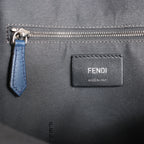 Bolso de hombro FENDI de ante y piel en color negro