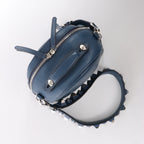 Bolso de hombro FENDI de ante y piel en color negro