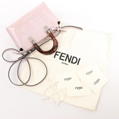 Mini sac à main Fendi By The Way en cuir rose 8BS067