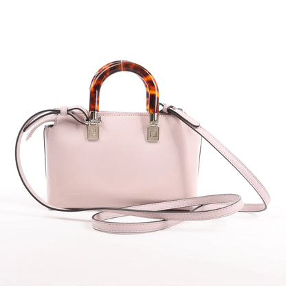 Mini sac à main Fendi By The Way en cuir rose 8BS067