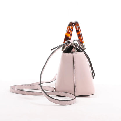 Mini sac à main Fendi By The Way en cuir rose 8BS067