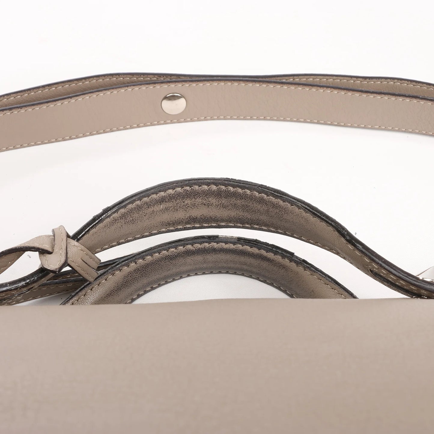 Fendi By The Way Medium Leather 2Way Handbag in Beige 8BL125