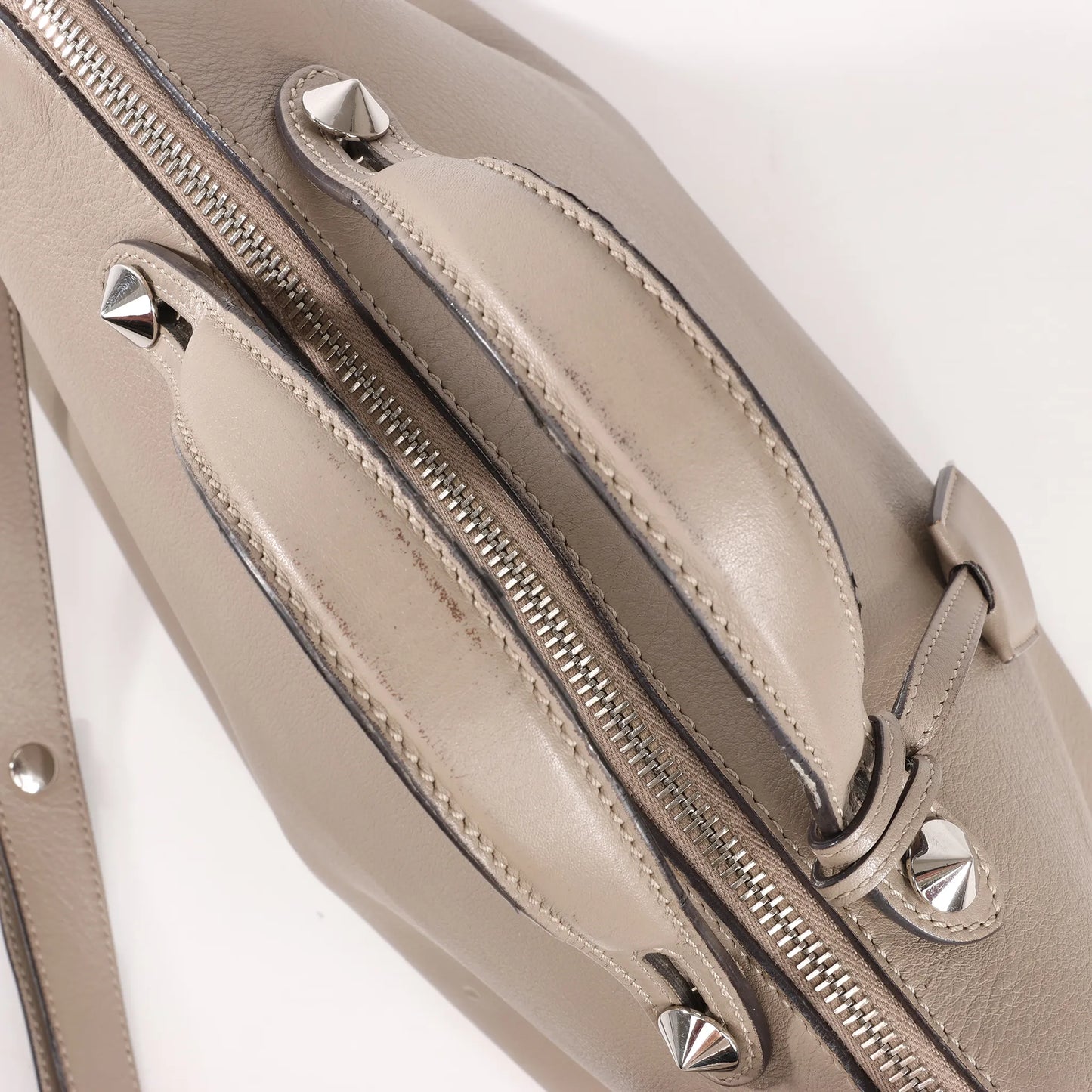 Fendi By The Way Medium Leather 2Way Handbag in Beige 8BL125