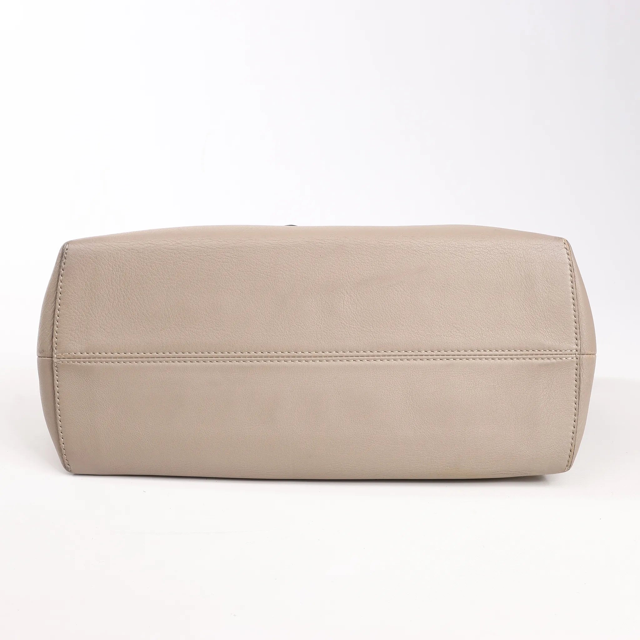 Fendi By The Way Medium Leather 2Way Handbag in Beige 8BL125