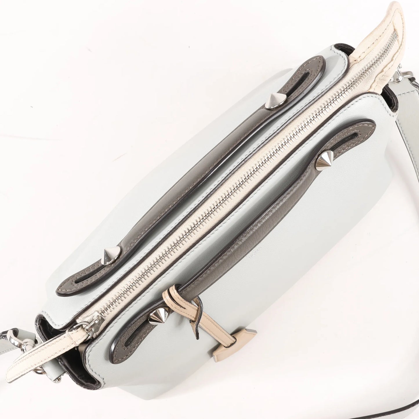 Fendi By The Way Medium Leather 2Way Handbag in Blue 8BL124