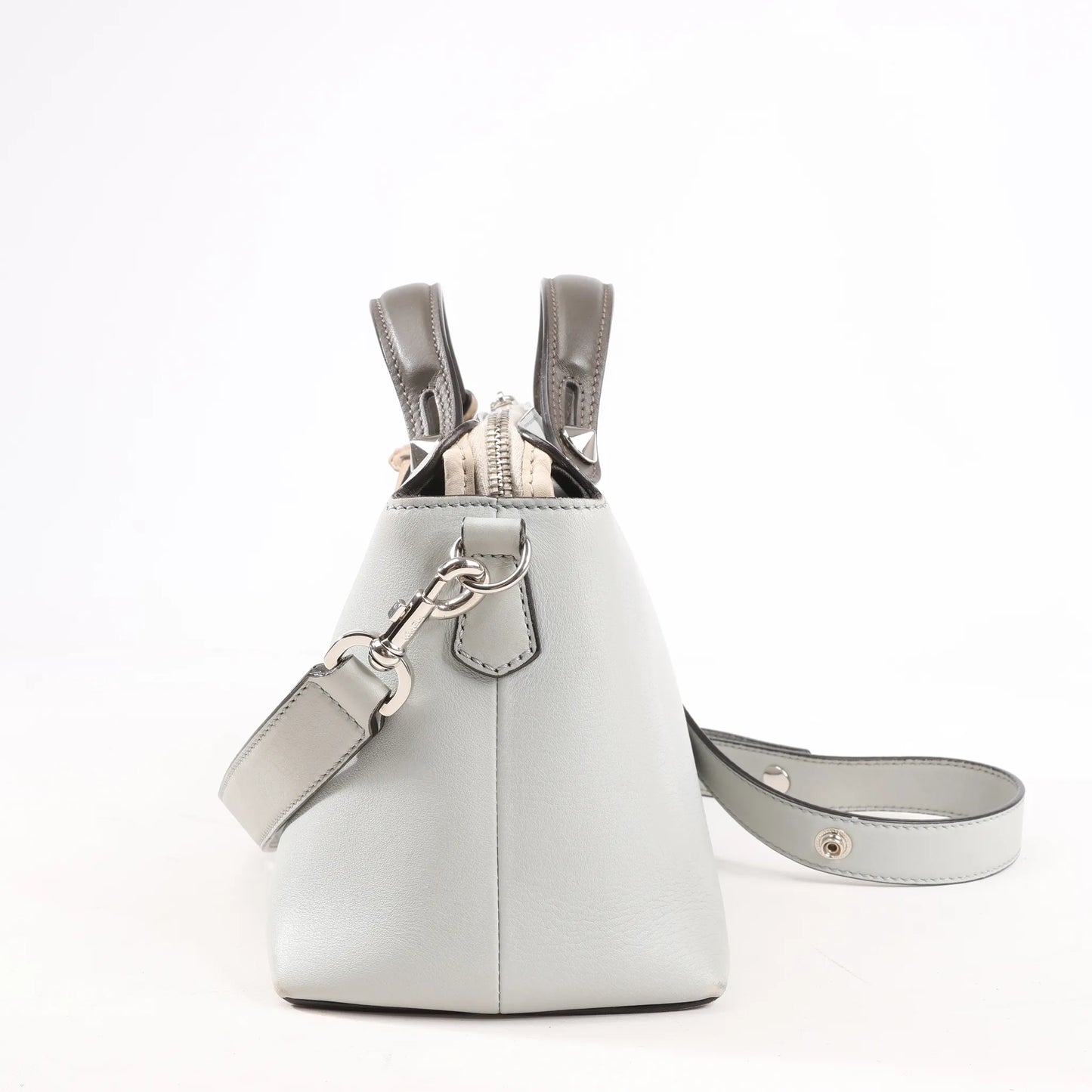 Fendi By The Way Medium Leather 2Way Handbag in Blue 8BL124