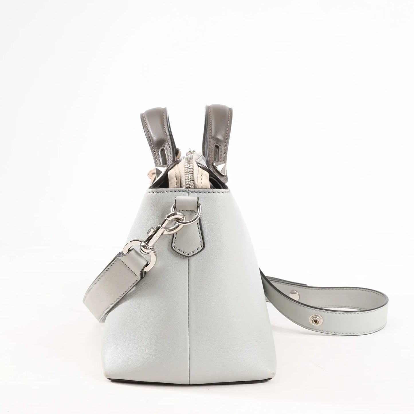 Fendi By The Way Medium Leather 2Way Handbag in Blue 8BL124