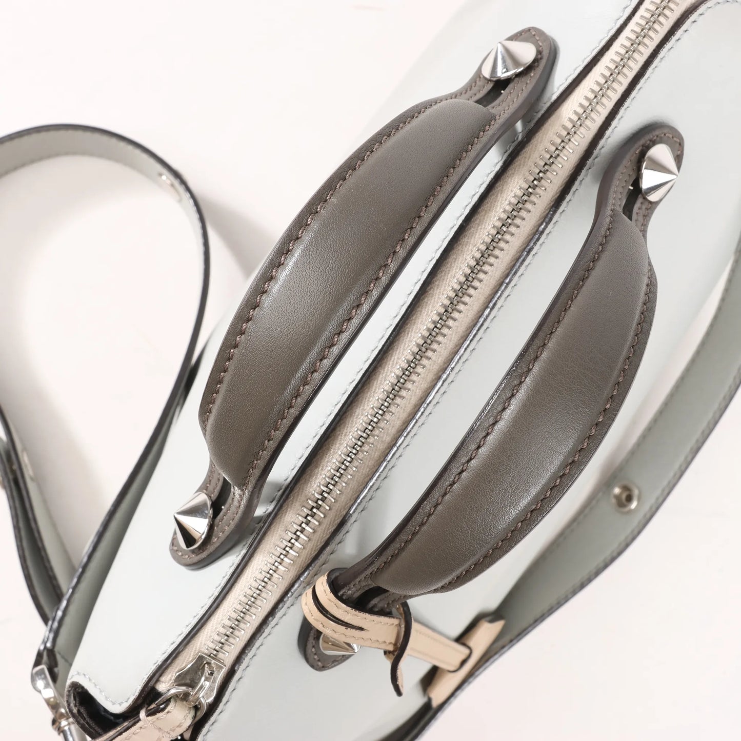 Fendi By The Way Medium Leather 2Way Handbag in Blue 8BL124