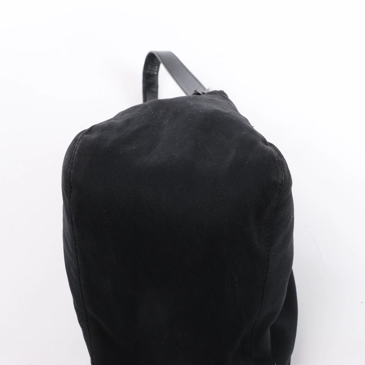 Fendi Mama Baguette Neoprene/Jersey x Leather Shoulder Bag in Black 26426
