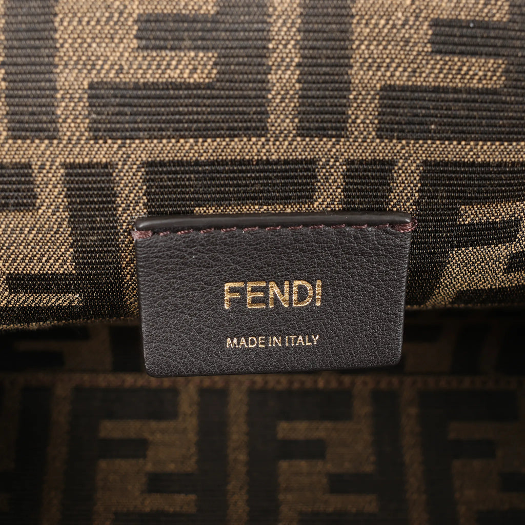 FENDI First Boa x Leather Crossbody bag in Pink 8BP129