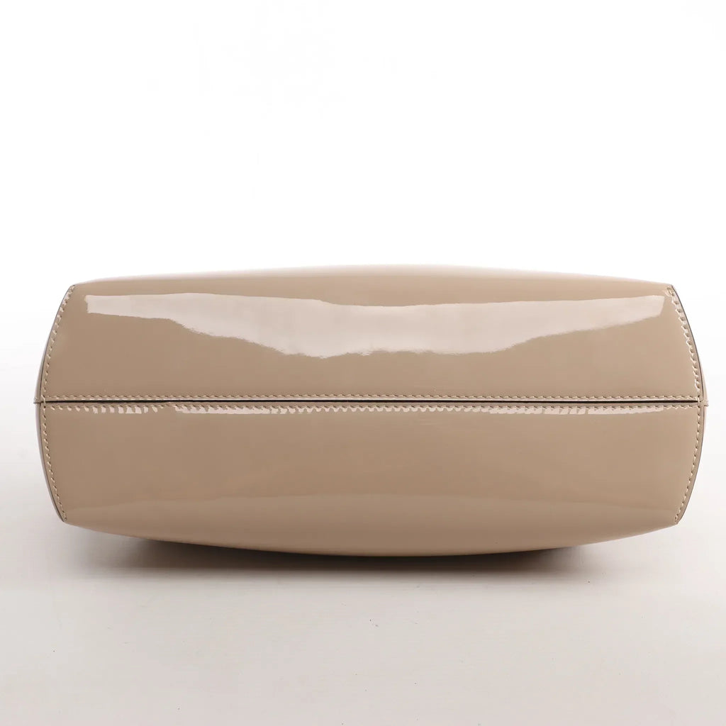 FENDI First Patent Leather Crossbody bag in Beige 8BP137