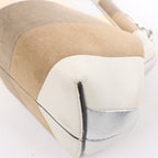 FENDI First Leather x Suede Shoulder bag in Beige 8BP129