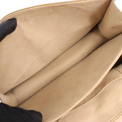 FENDI Kan I Leather 2Way Handbag in Black 8BT283