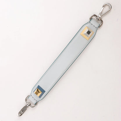 Sac à main bidirectionnel en cuir FENDI Kan I bleu 8BT283