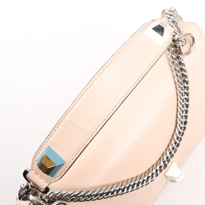 FENDI Kan I Leather 2Way Handbag in Pink 8BT283