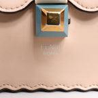 FENDI Kan I Leather 2Way Handbag in Pink 8BT283