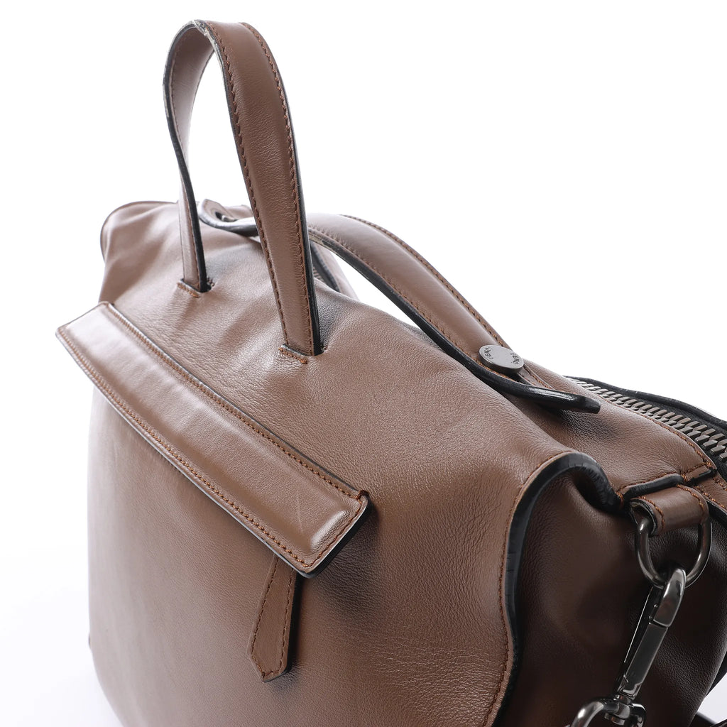 Fendi Lui Urban Leather 2Way Handbag in Brown 7VA400