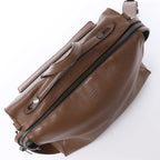 Fendi Lui Urban Leather 2Way Handbag in Brown 7VA400