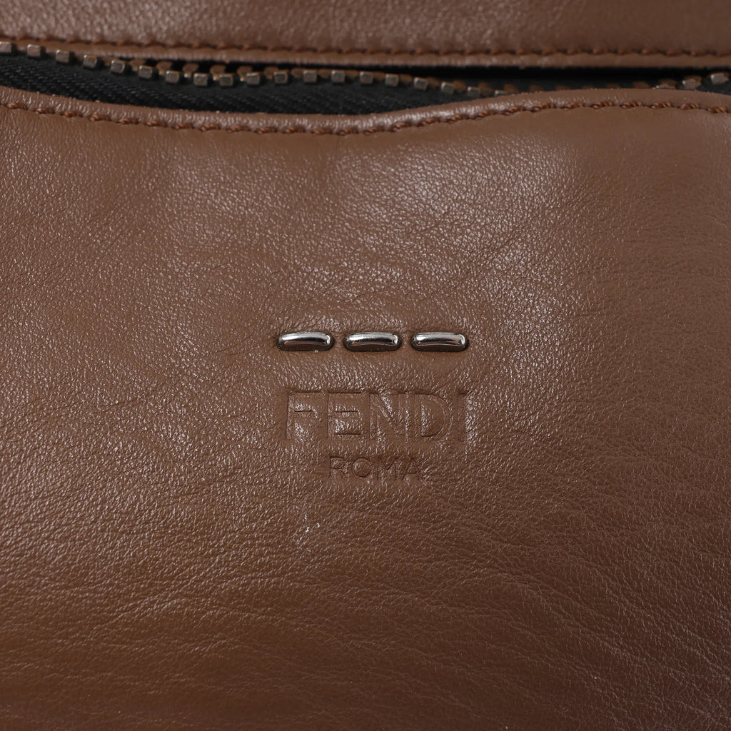 Fendi Lui Urban Leather 2Way Handbag in Brown 7VA400