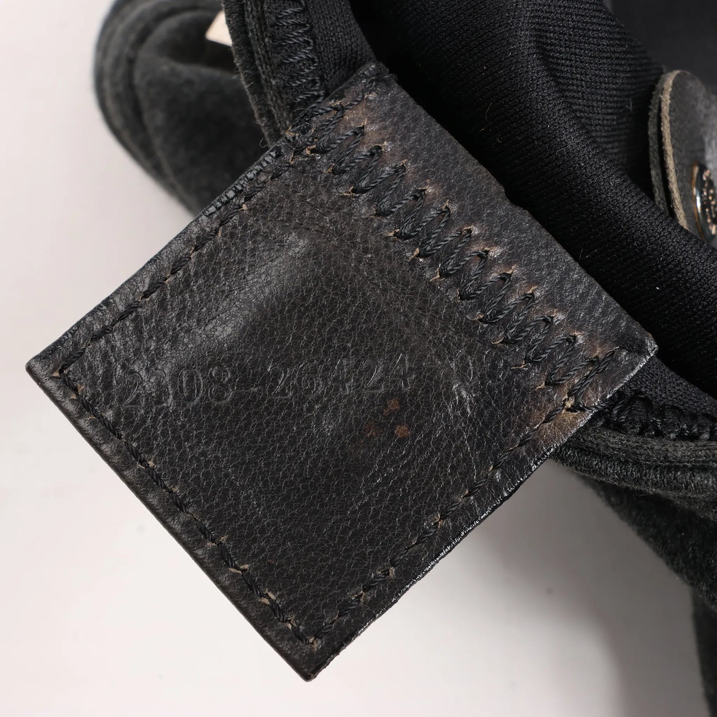 Sac bandoulière FENDI Baguette en coton gris 26424