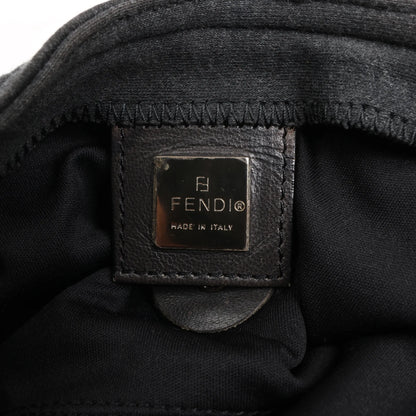 Sac bandoulière FENDI Baguette en coton gris 26424