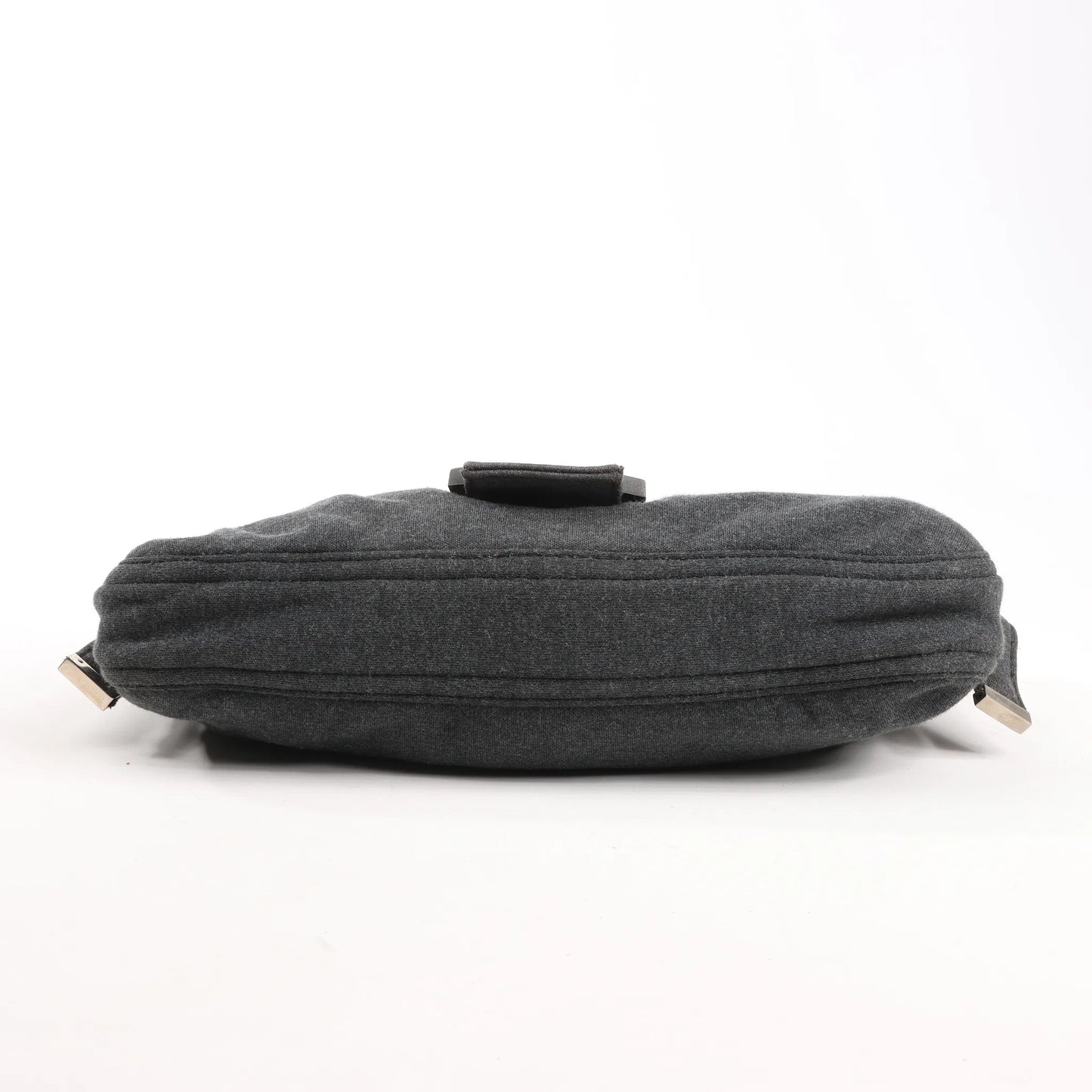 Sac bandoulière FENDI Baguette en coton gris 26424