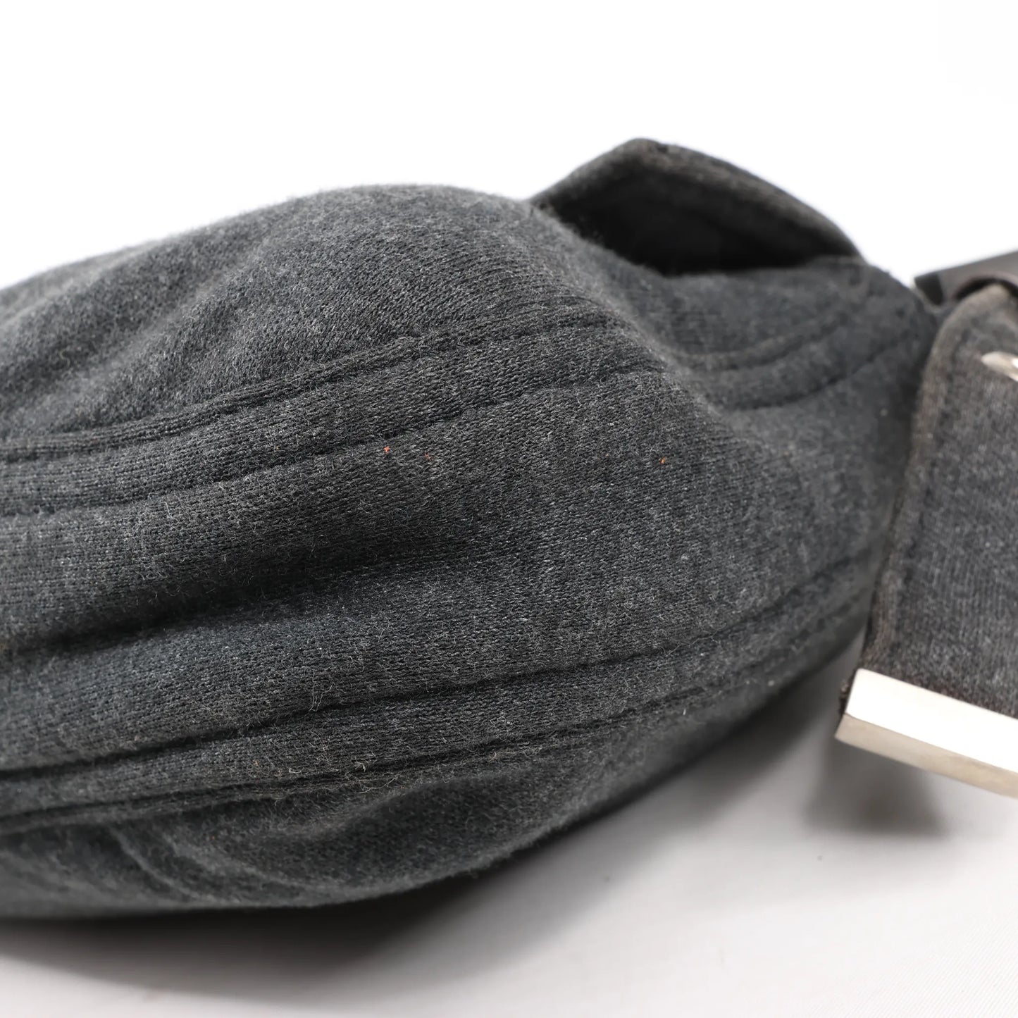 Sac bandoulière FENDI Baguette en coton gris 26424