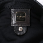 FENDI Baguette Cotton Shoulder bag in Gray