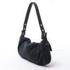 FENDI Baguette Cotton Shoulder bag in Gray