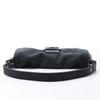 FENDI Baguette Cotton Shoulder bag in Gray
