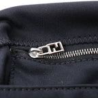 FENDI Mamma Baguette Jersey & Leather Shoulder bag in Black