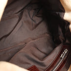 FENDI Mamma Baguette Zucchino Canvas & Leather Shoulder bag in Beige 26325