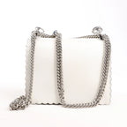 FENDI Mini Kan I Leather Shoulder Bag in White 8M0381