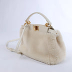 Bolso de mano Fendi Peekaboo Mini de piel bidireccional en verde 8BN244