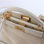 Bolso de mano Fendi Peekaboo Mini de piel bidireccional en verde 8BN244