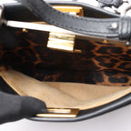 Fendi Peekaboo Mini Leather 2Way Handbag in Black 8BN227