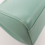 Fendi Peekaboo Mini Leather 2Way Handbag in Green 8BN244