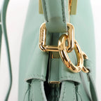 Fendi Peekaboo Mini Leather 2Way Handbag in Green 8BN244