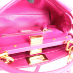 Fendi Peekaboo Mini Leather 2Way Handbag in Pink 8BN244