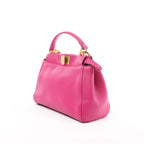 Fendi Peekaboo Mini Leather 2Way Handbag in Pink 8BN244