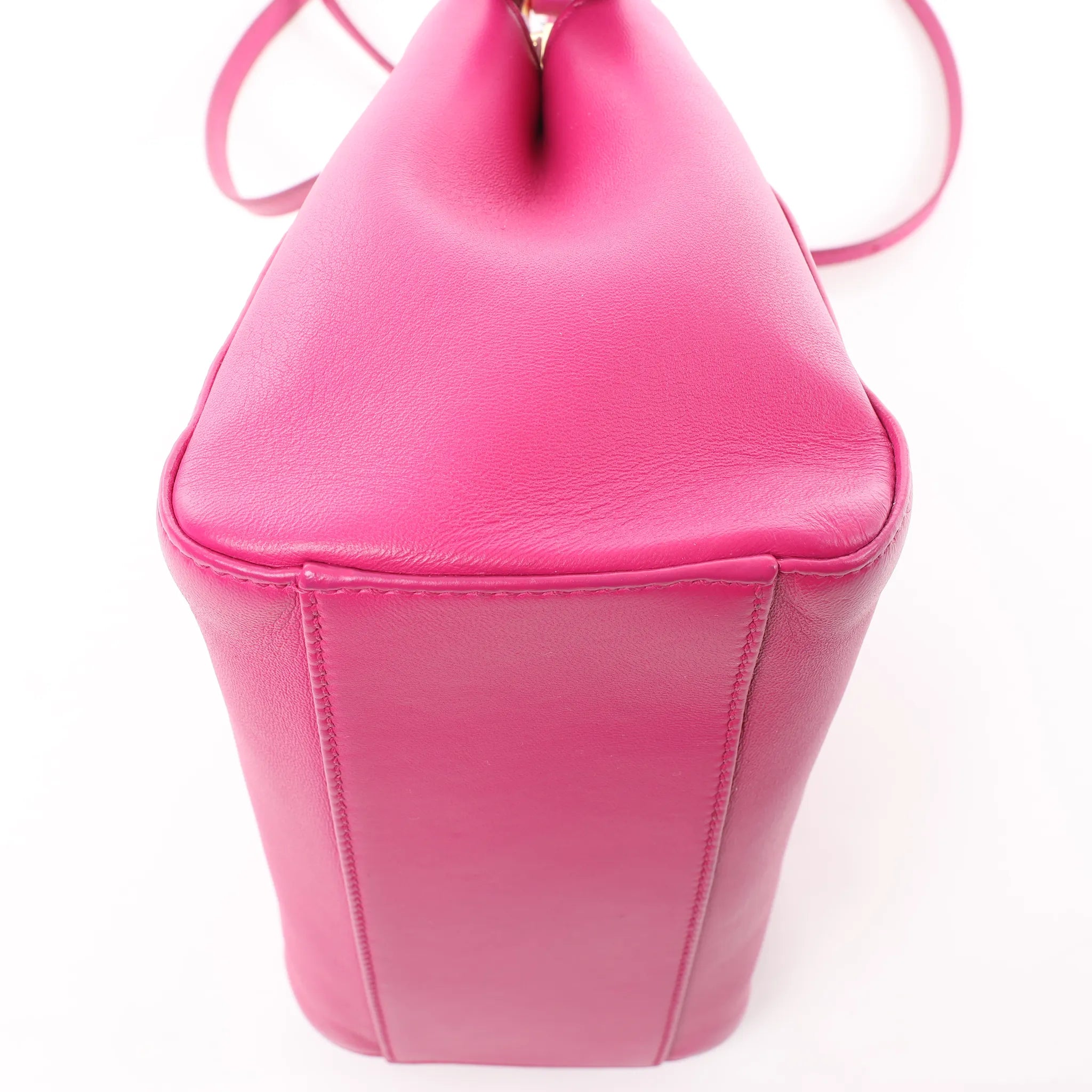 Fendi Peekaboo Mini Leather 2Way Handbag in Pink 8BN244