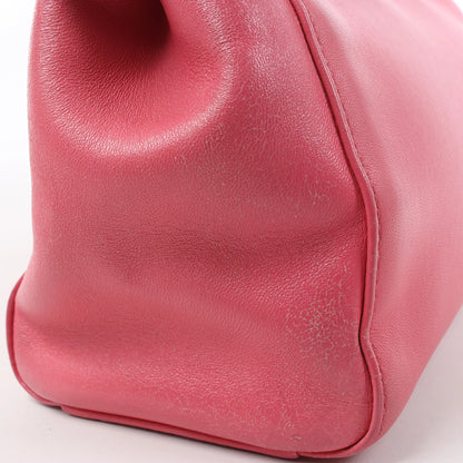 Fendi Peekaboo Mini Leather 2Way Handbag in Pink