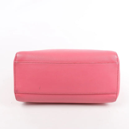 Fendi Peekaboo Mini Leather 2Way Handbag in Pink