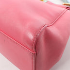 Fendi Peekaboo Mini Leather 2Way Handbag in Pink