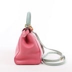 Fendi Peekaboo Mini Leather 2Way Handbag in Pink