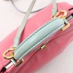 Fendi Peekaboo Mini Leather 2Way Handbag in Pink