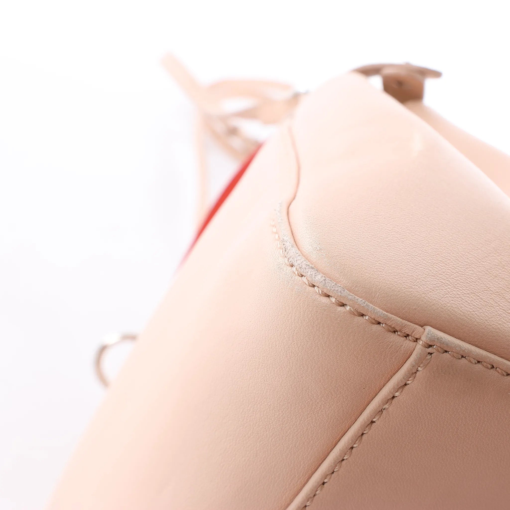 Fendi Peekaboo Mini Leather 2Way Handbag in Pink 8BN244