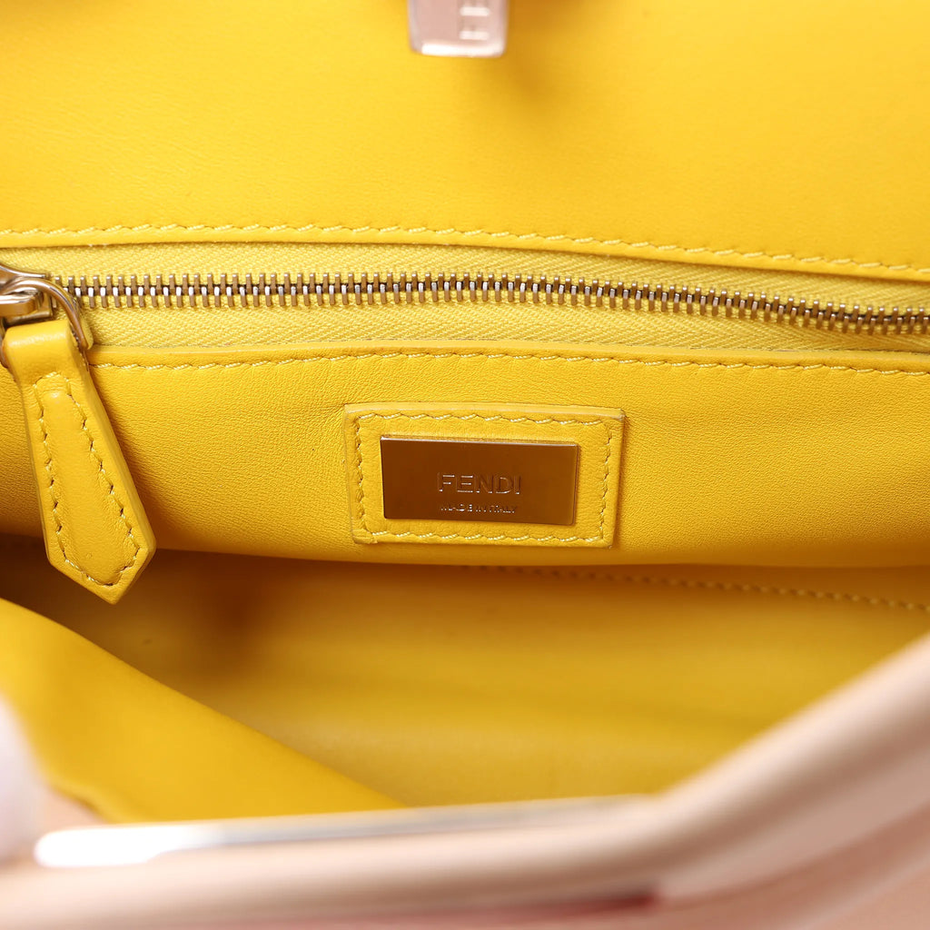Fendi Peekaboo Mini Leather 2Way Handbag in Pink 8BN244